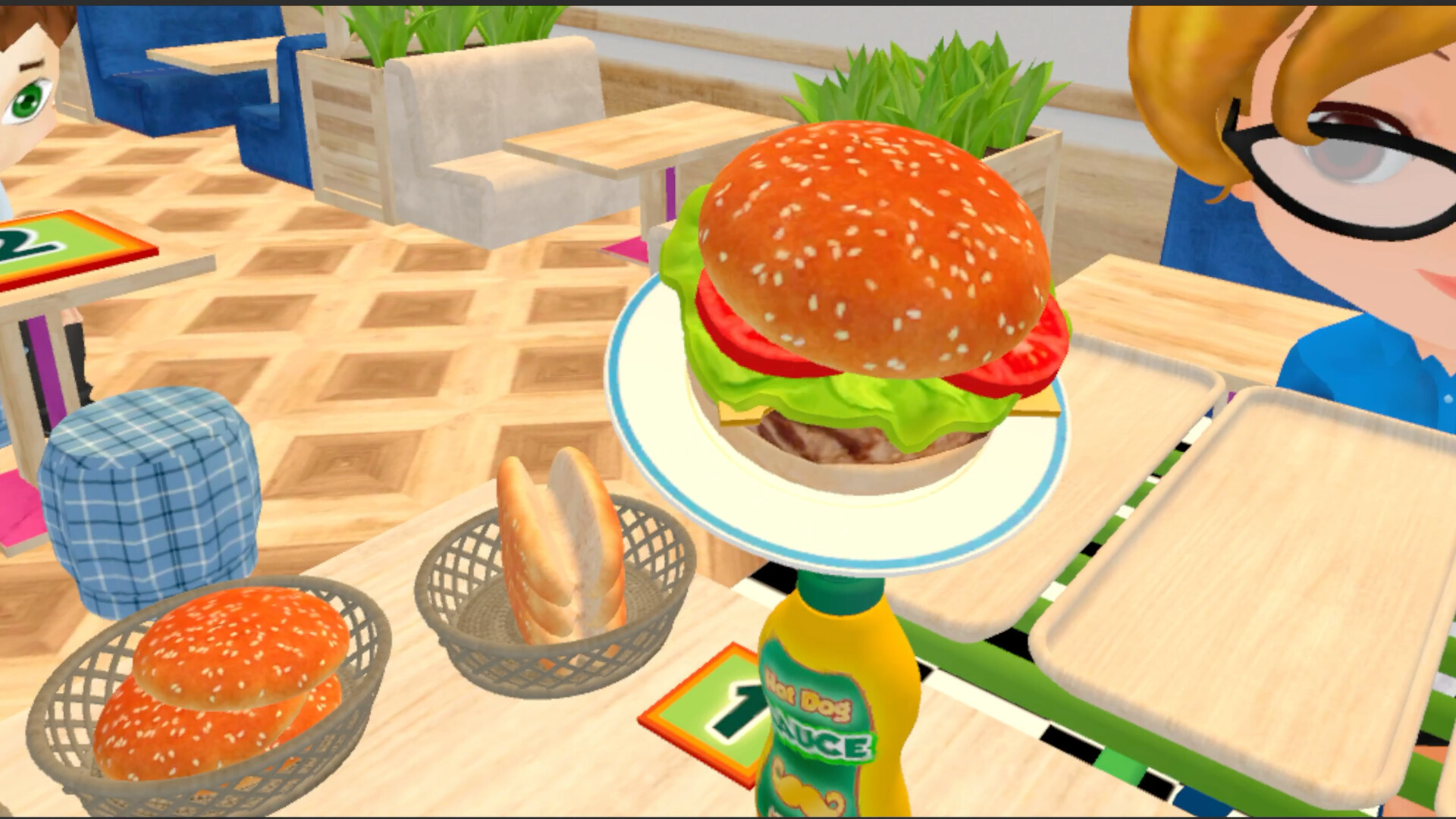 The Cooking Game VR service station